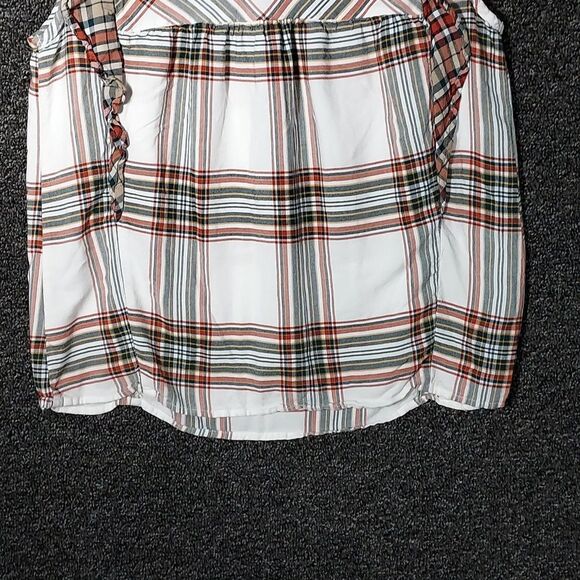 Time and Tru XL 16-18 Sleeveless Ruffles Red, Navy, Black and White - Picture 12 of 12